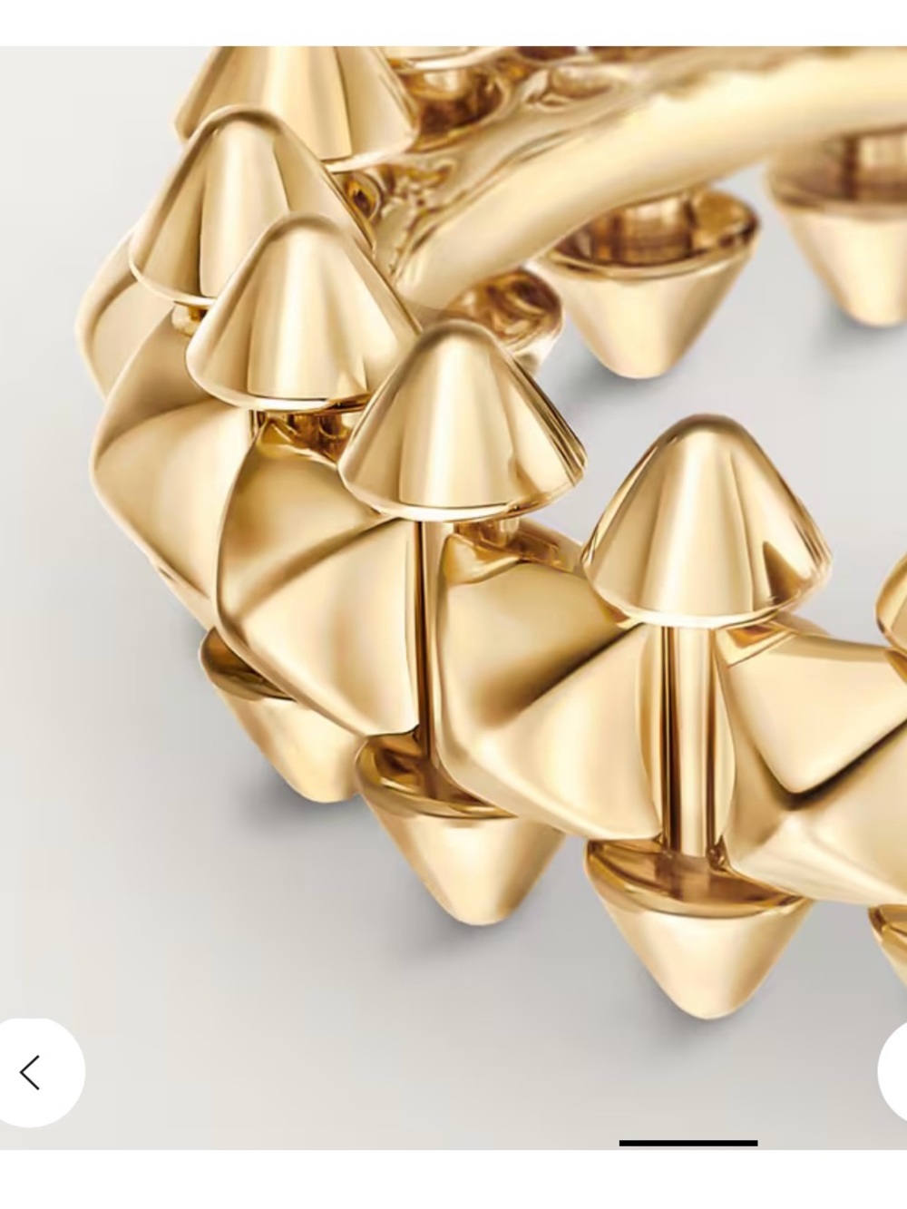 Cartier Gold Spike Ring for Women - Picture 3 of 6